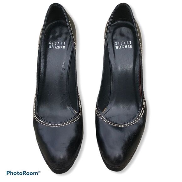STUART WEITZMAN classic black pumps - Picture 2 of 7